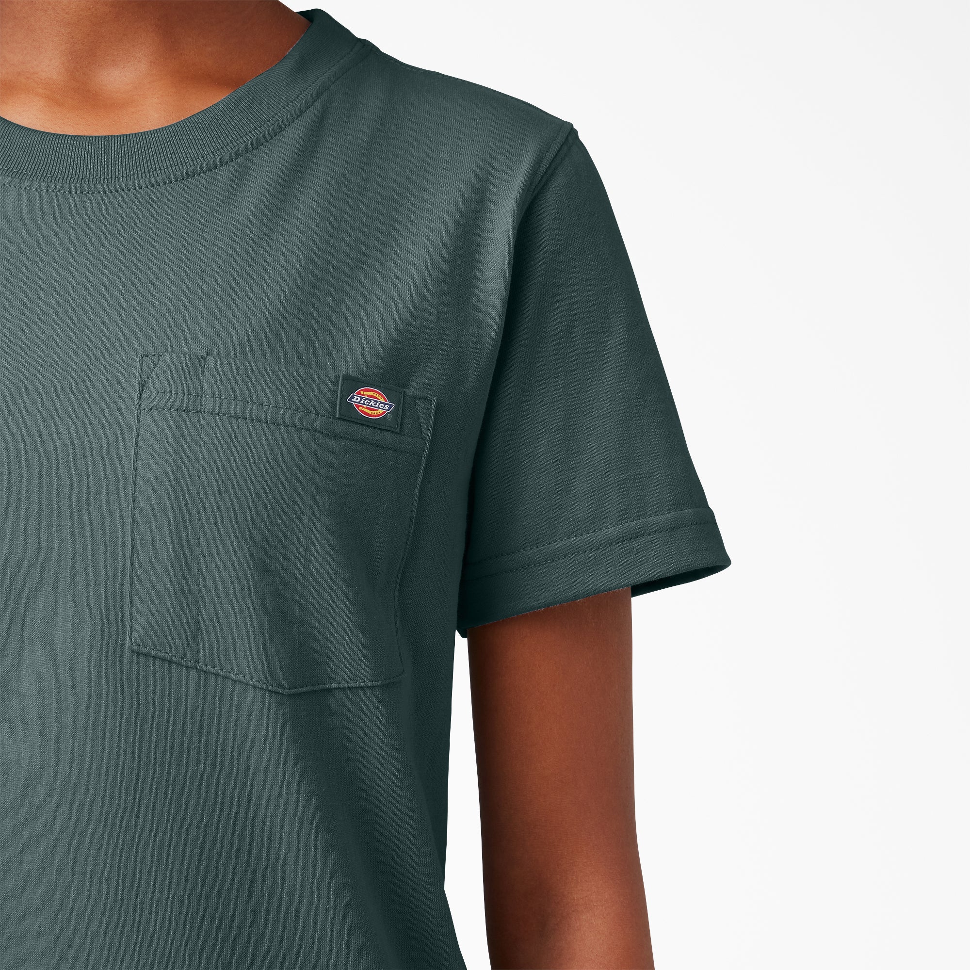 Women's Heavyweight Short Sleeve Pocket T-Shirt - Image 5