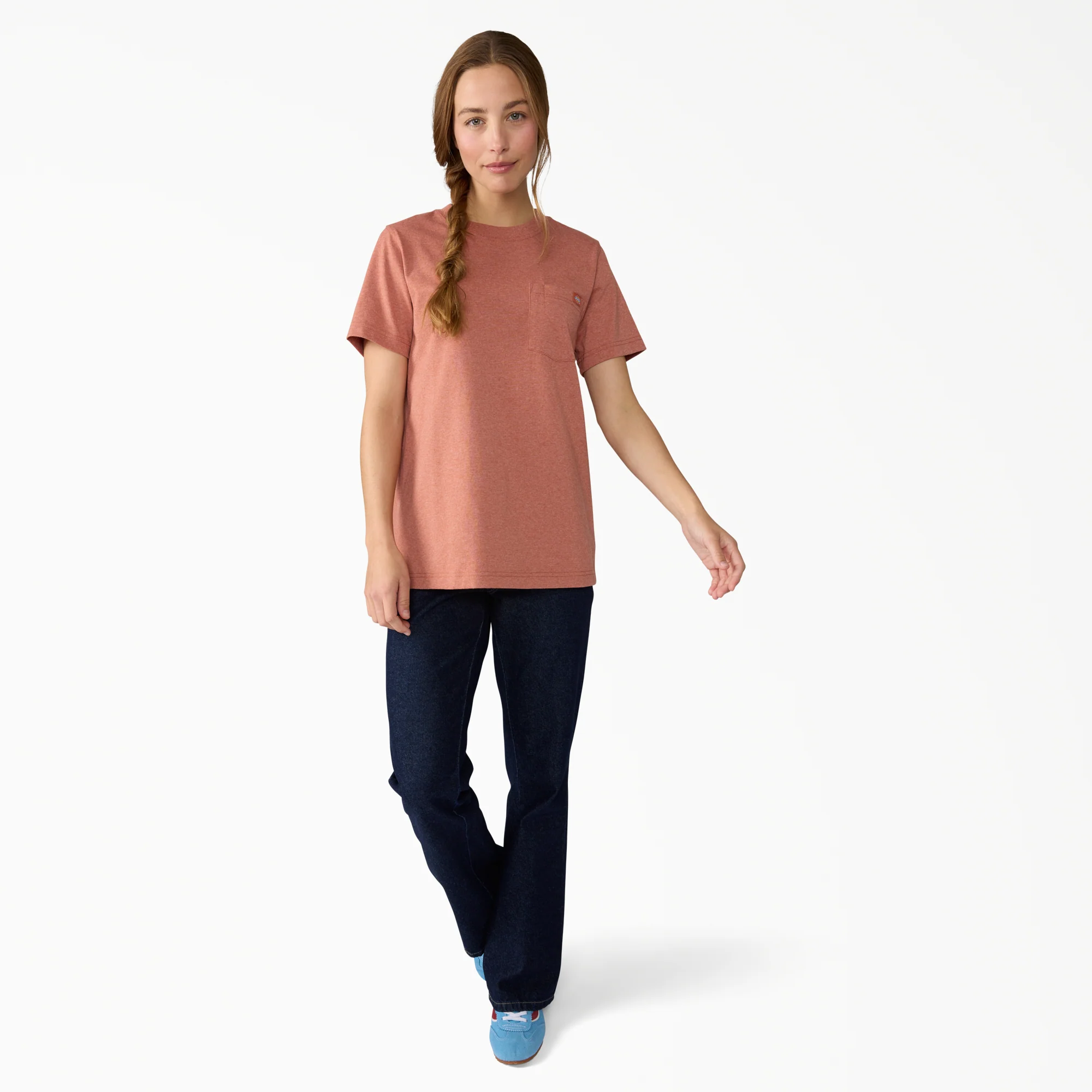 Women's Heavyweight Short Sleeve Pocket T-Shirt - Image 4