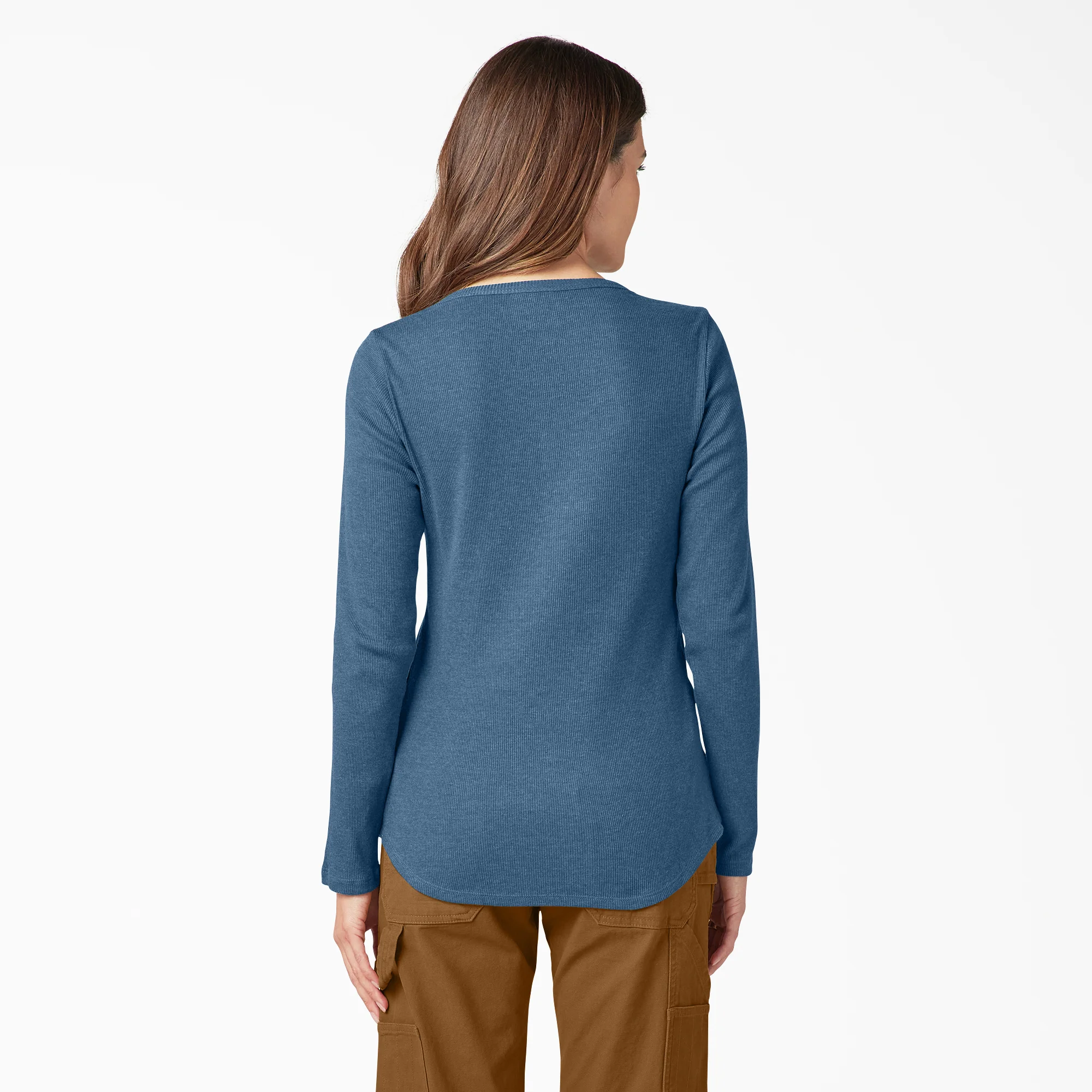 Women's Henley Long Sleeve Shirt - Image 2