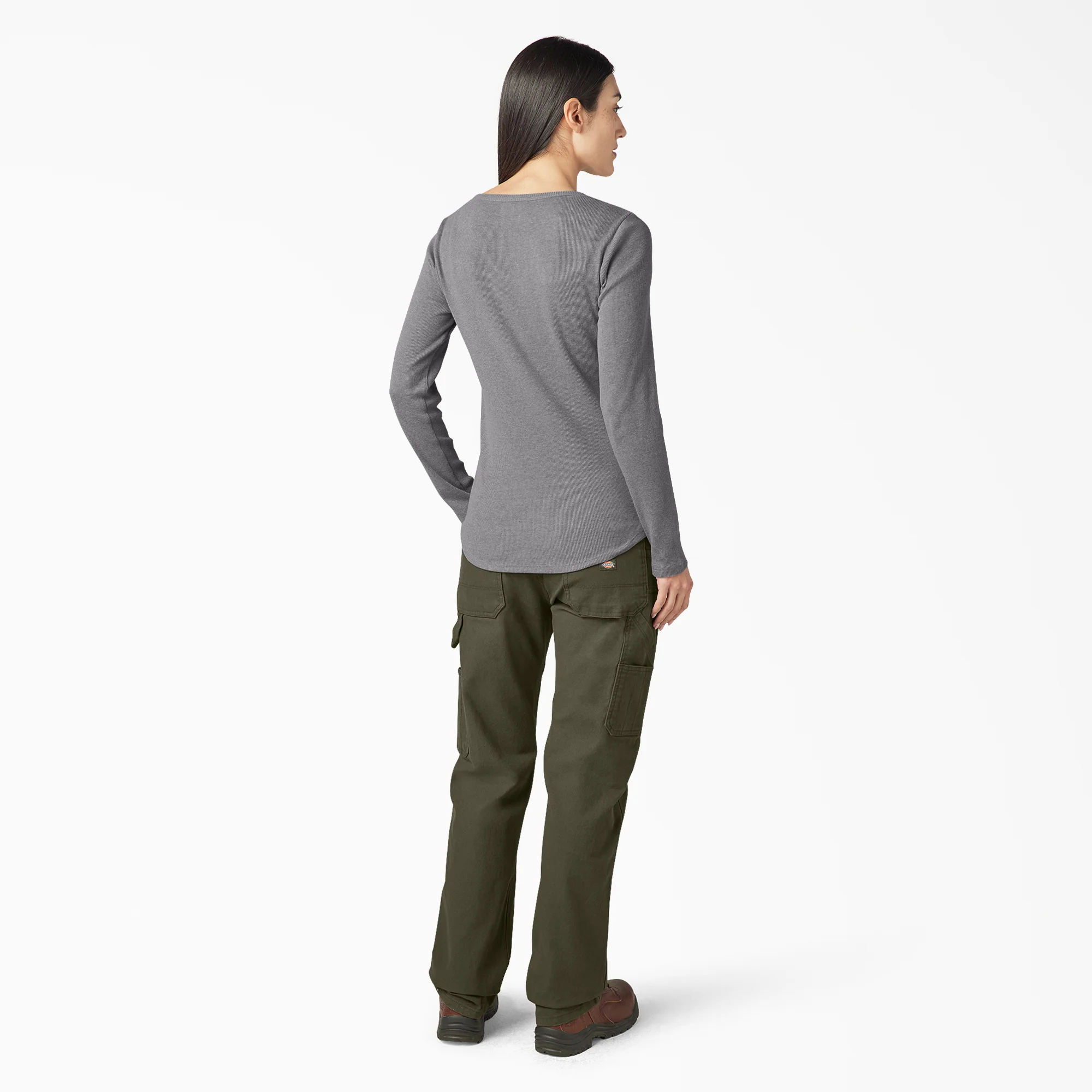 Women's Henley Long Sleeve Shirt - Image 5