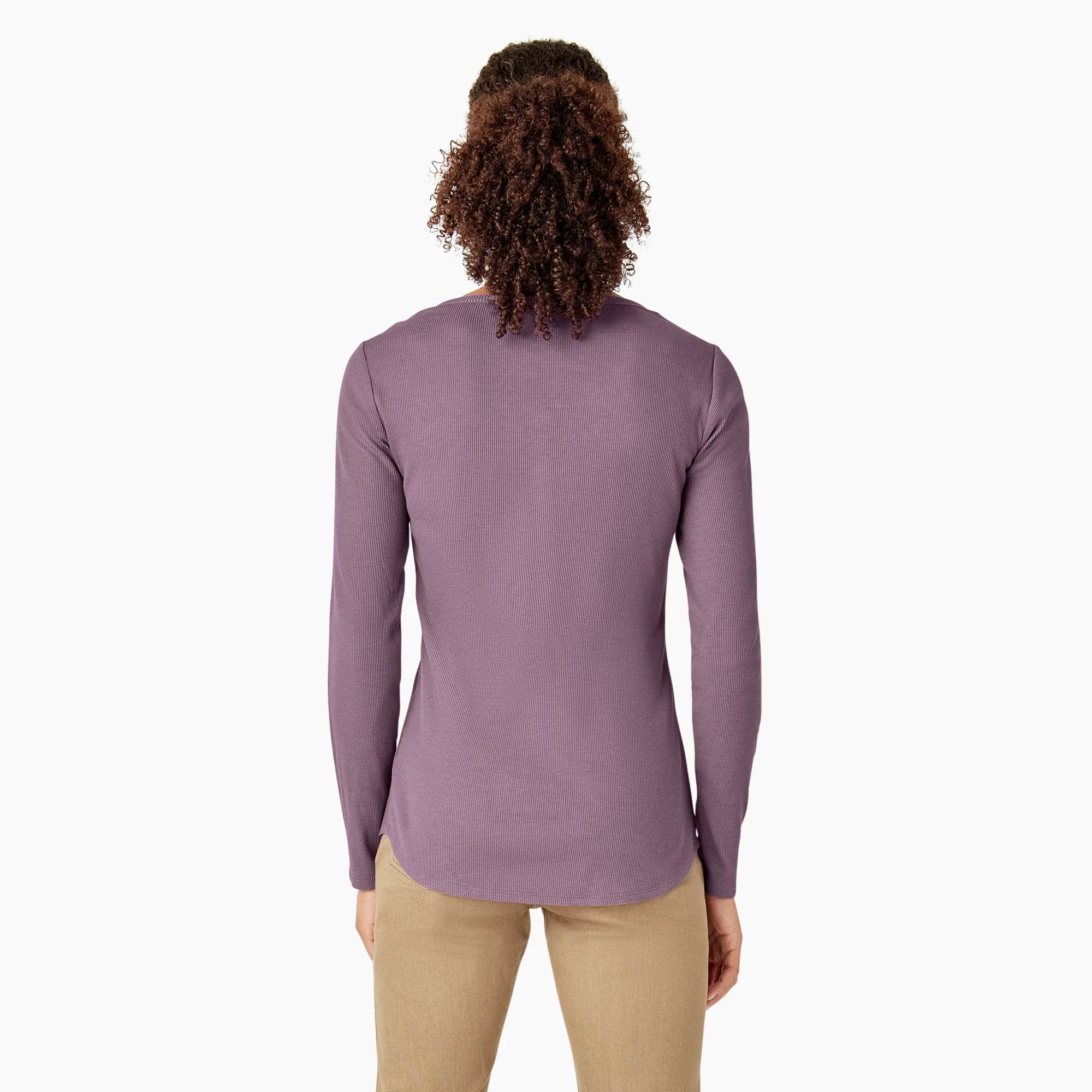 Women's Henley Long Sleeve Shirt - Image 2