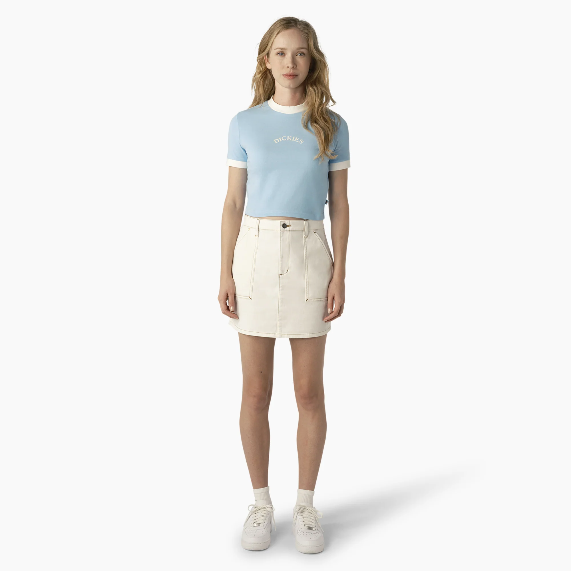 Women's High Waisted Carpenter Skirt - Image 4