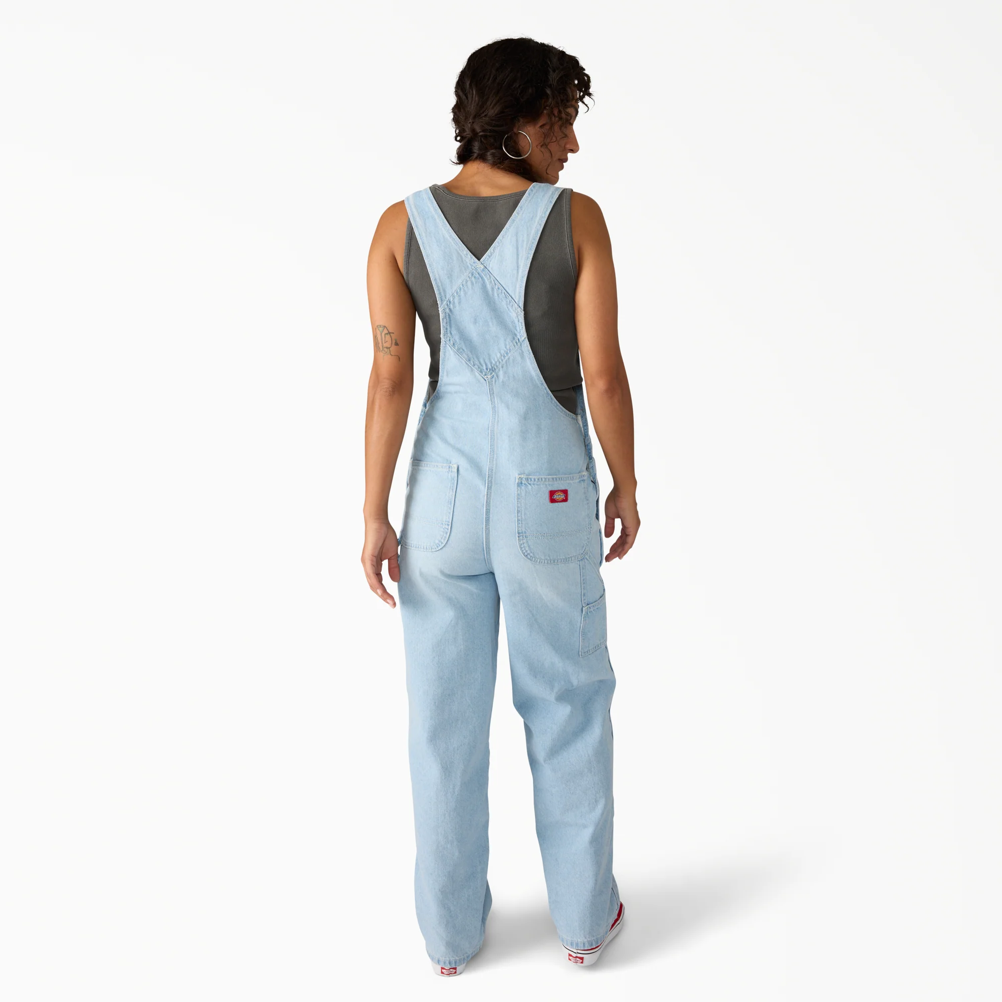 Women's Loose Denim Bib - Image 2