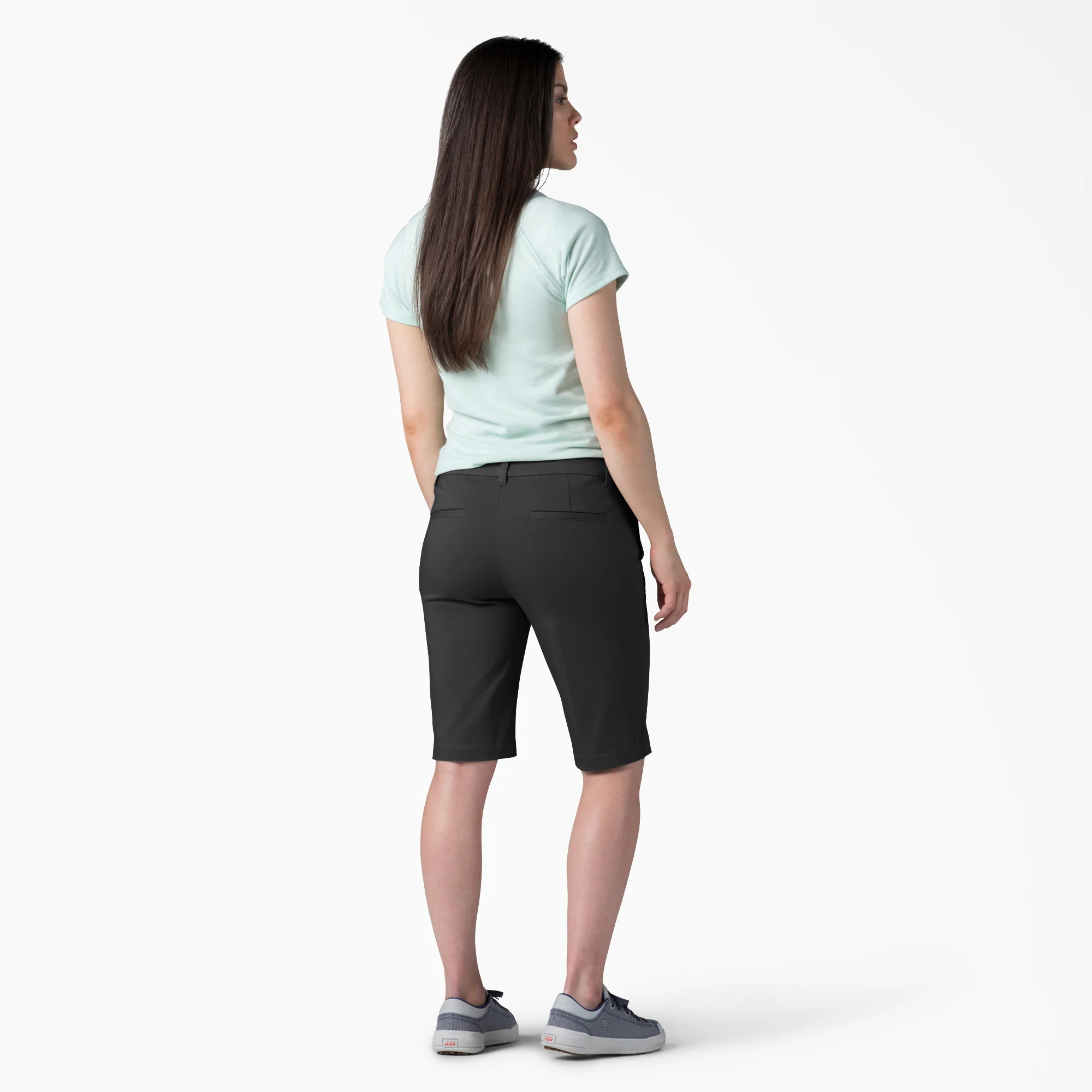 Women's Perfect Shape Straight Fit Bermuda Shorts, 11" - Image 4