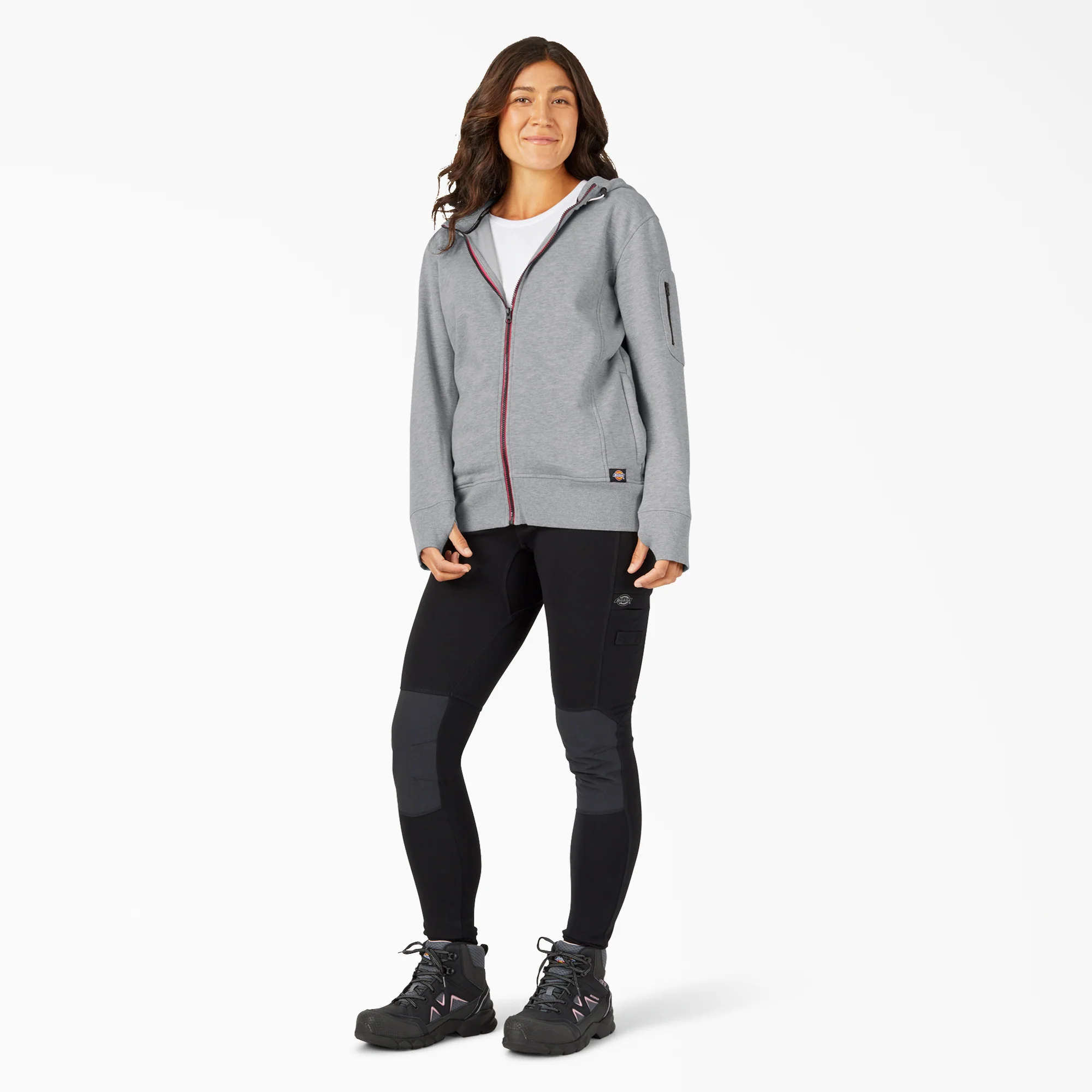 Women's Performance Workwear Full Zip Fleece Hoodie - Image 4