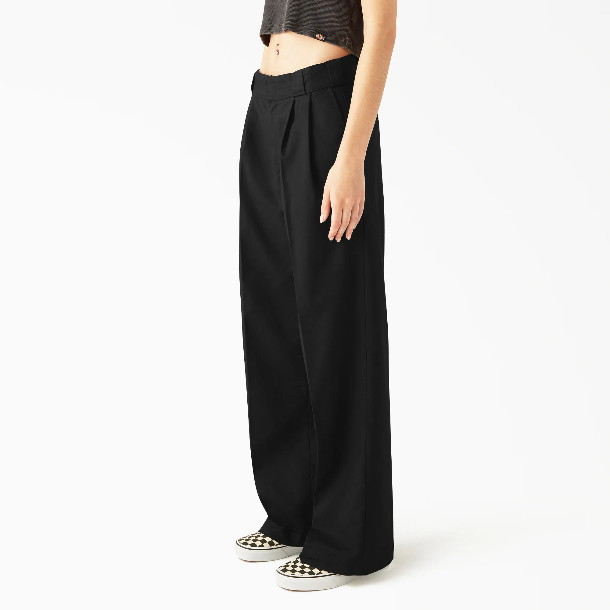 Women's Pleated Work Pants - Image 3