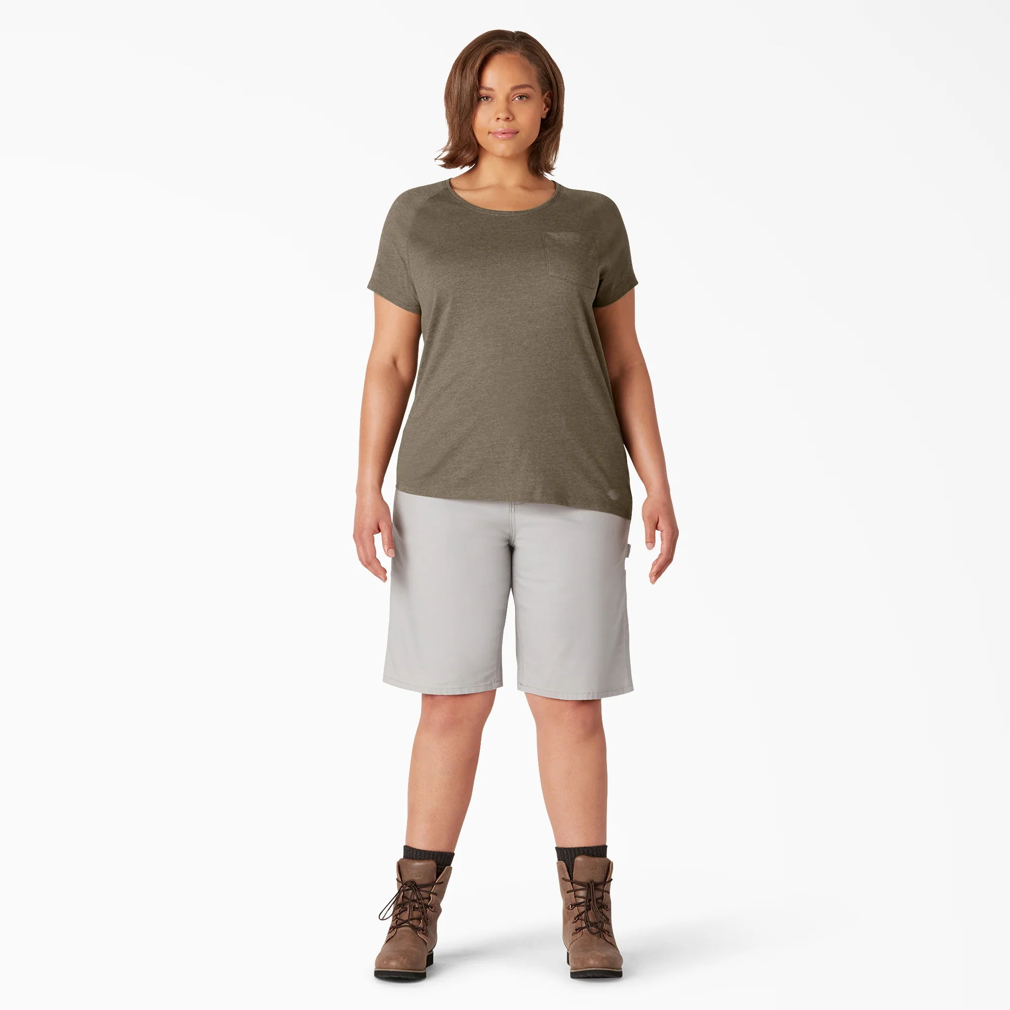 Women's Plus Cooling Short Sleeve Pocket T-Shirt - Image 4