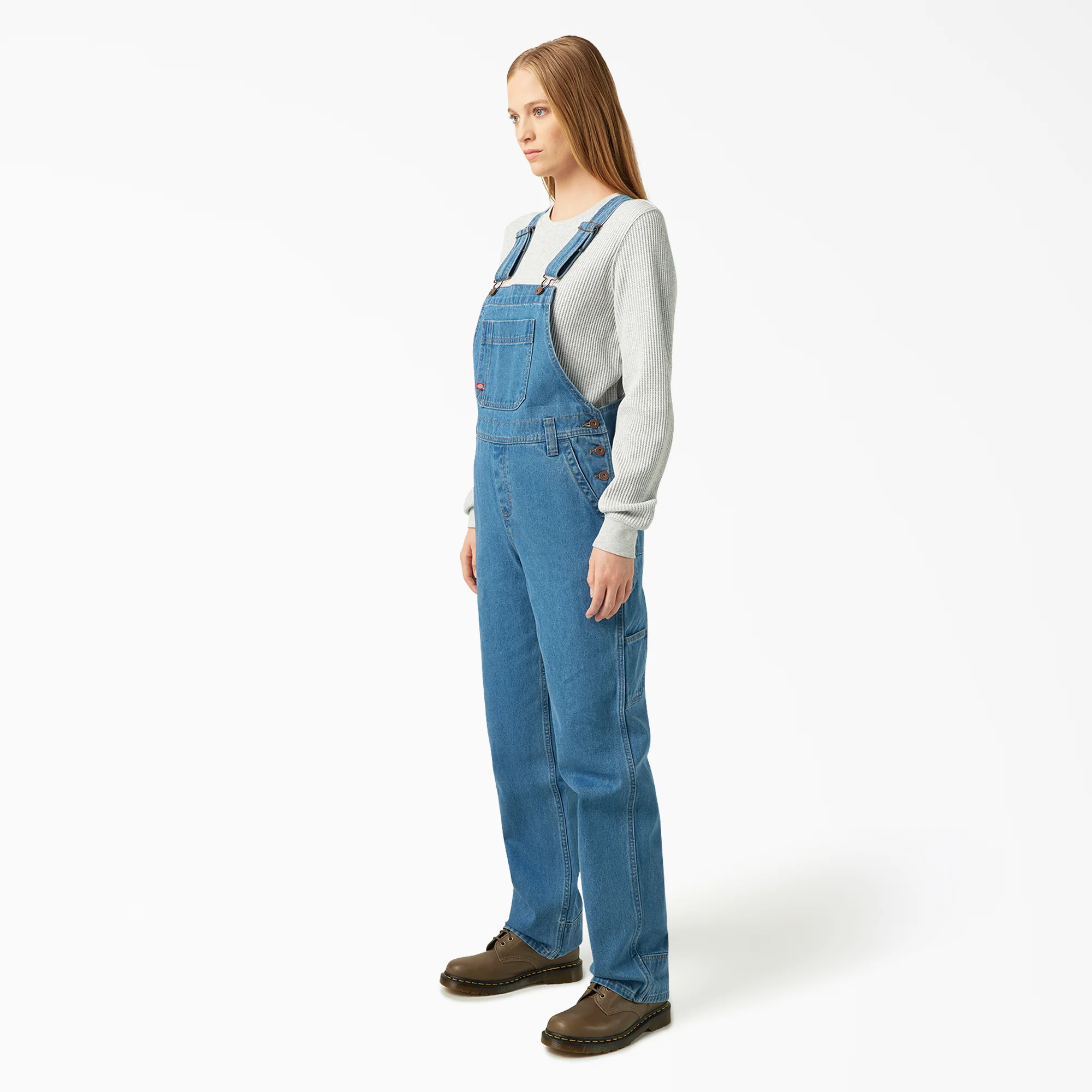 Women's Relaxed Fit Bib Overalls - Image 2