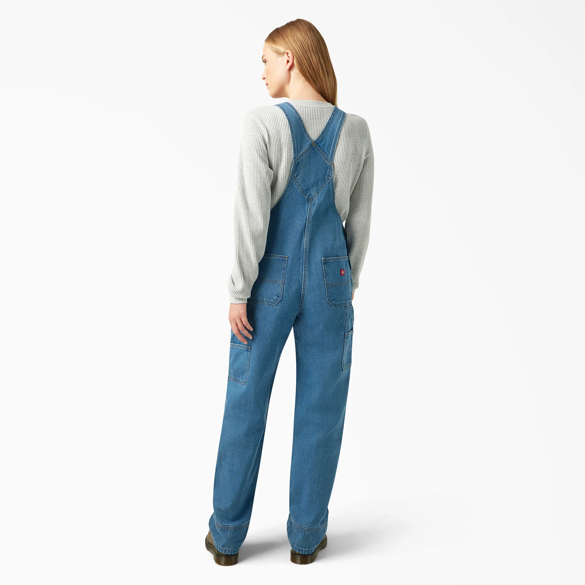 Women's Relaxed Fit Bib Overalls - Image 5