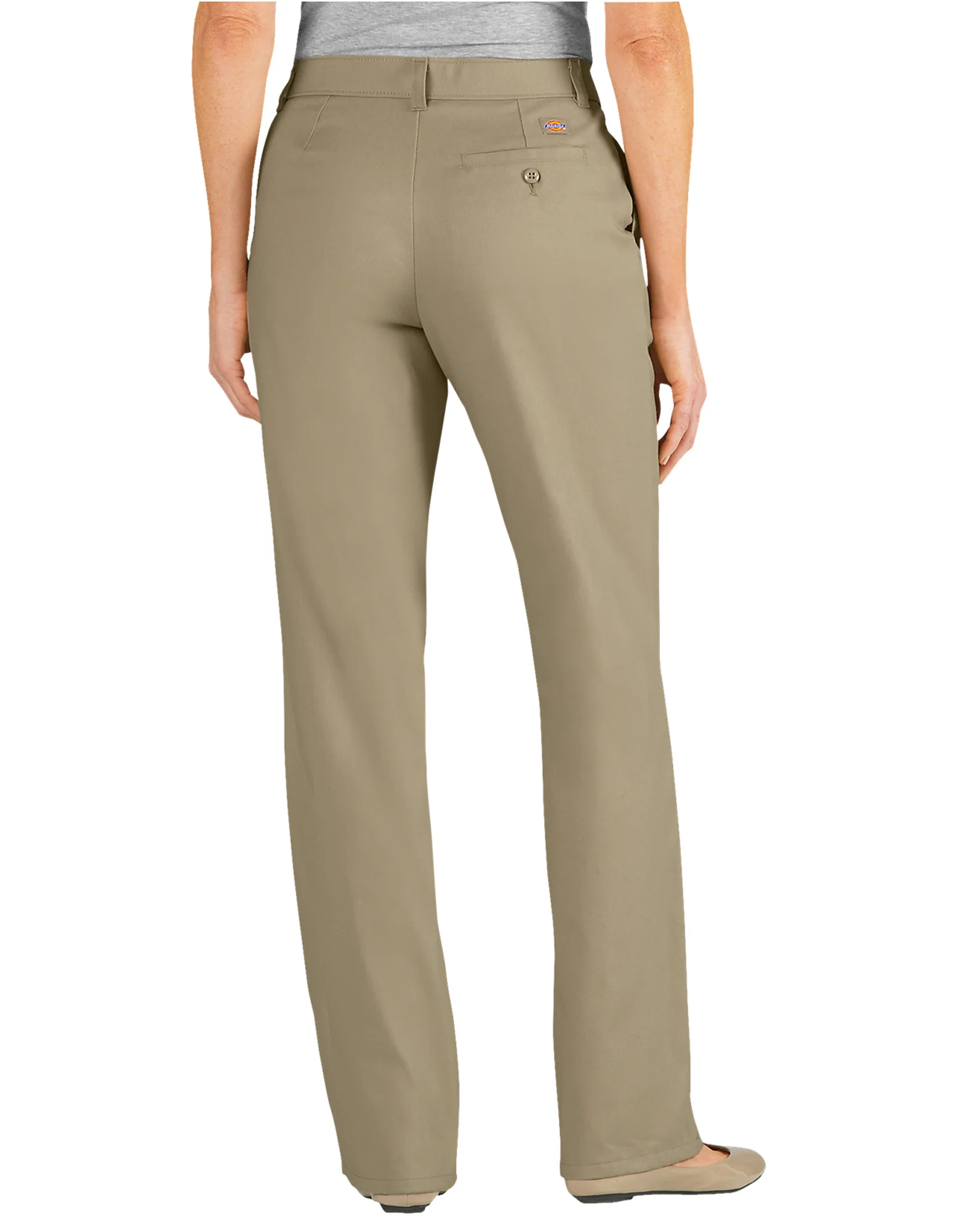 Women's Relaxed Fit Straight Leg Pleated Front Pants - Image 2