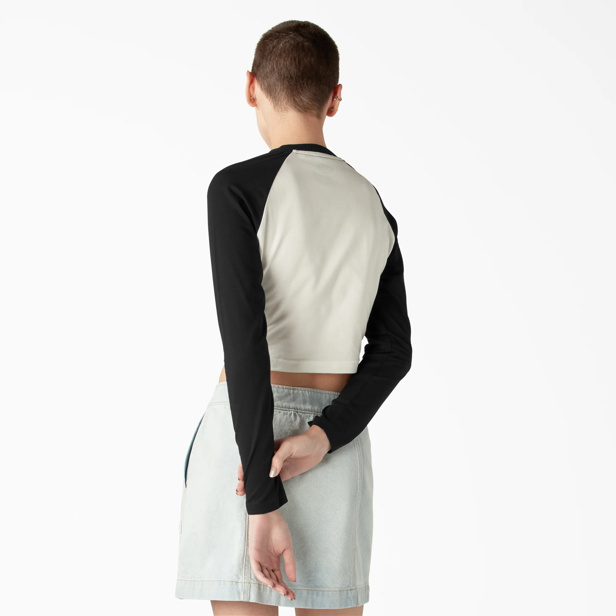 Women's Sodaville Long Sleeve Cropped T-Shirt - Image 2