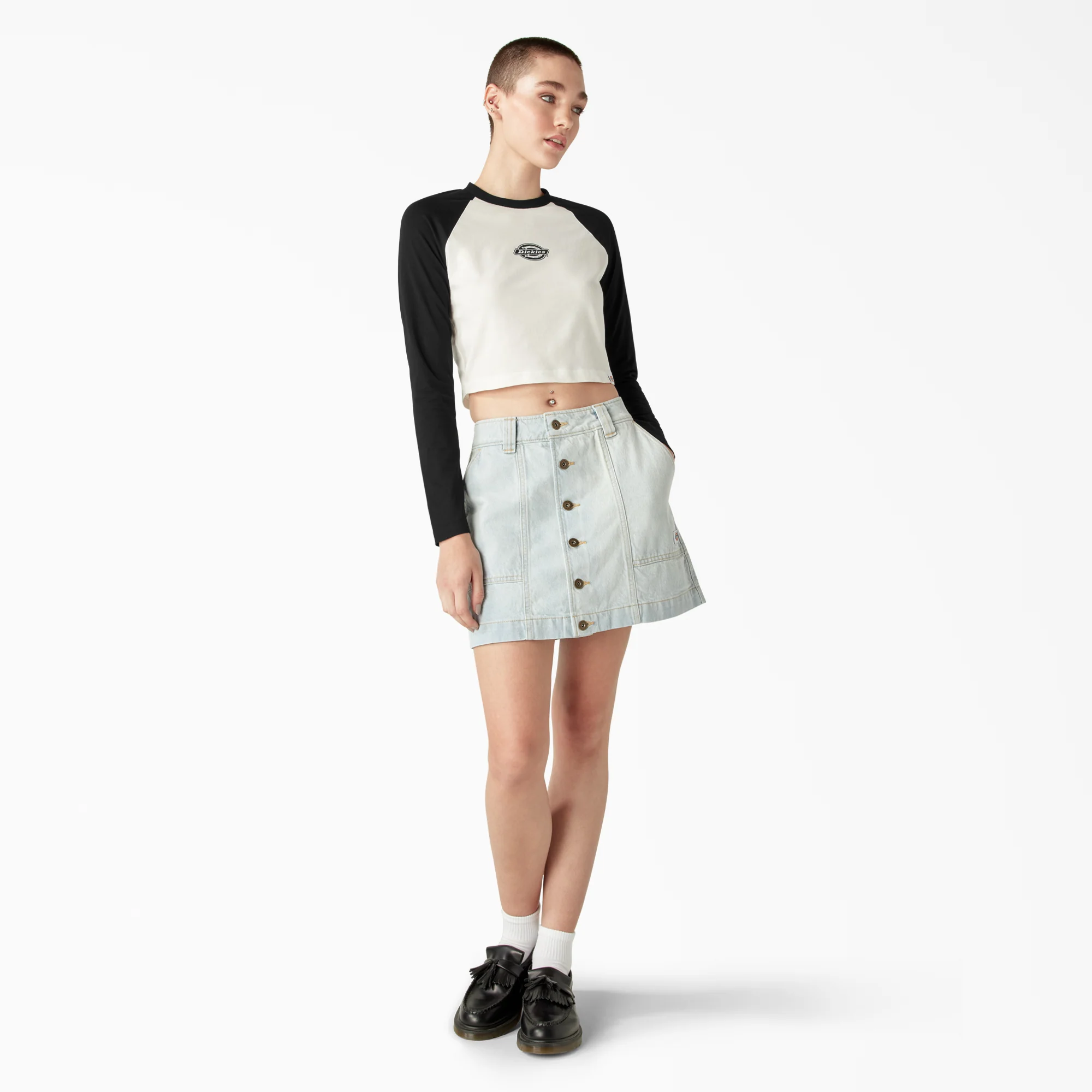 Women's Sodaville Long Sleeve Cropped T-Shirt - Image 4