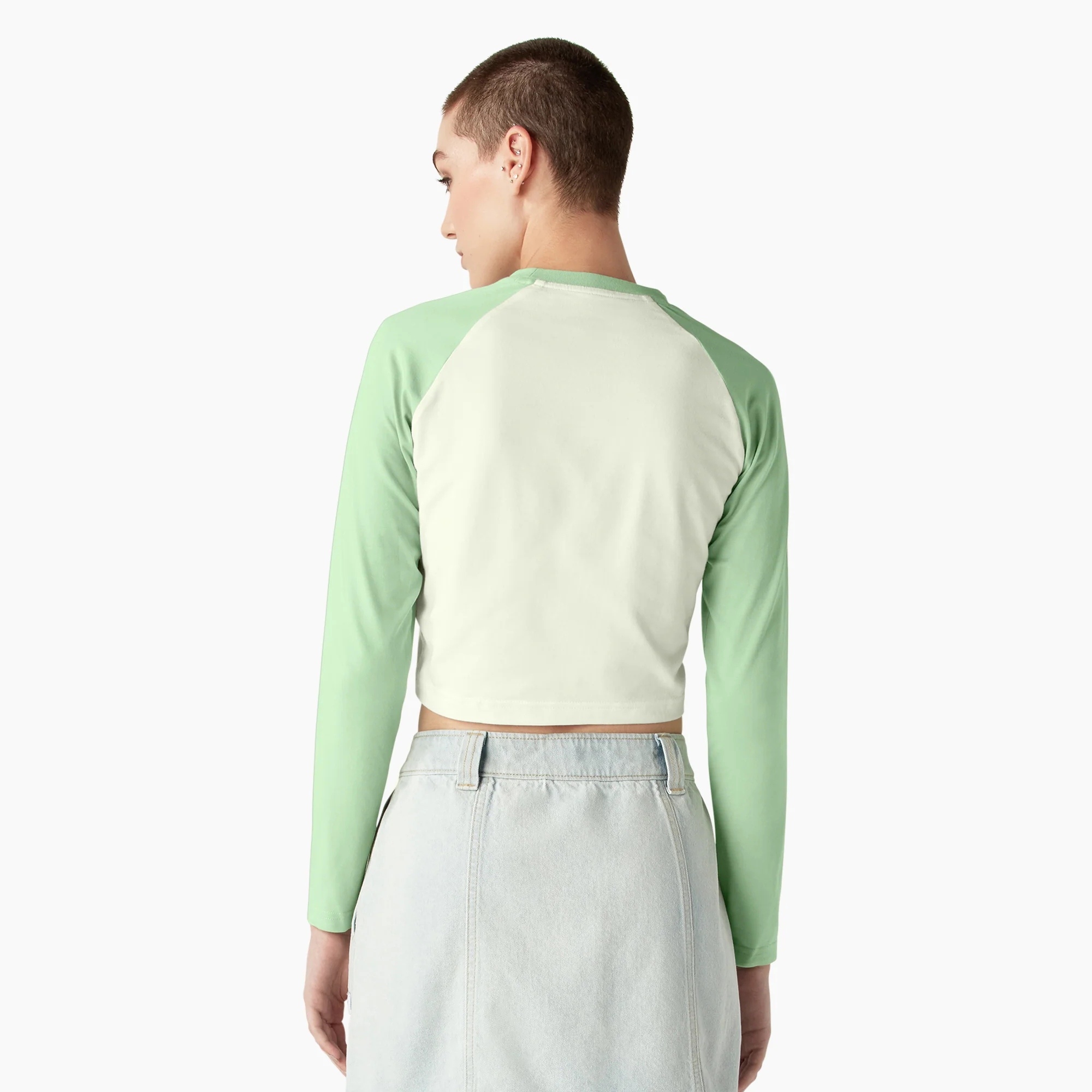 Women's Sodaville Long Sleeve Cropped T-Shirt - Image 2