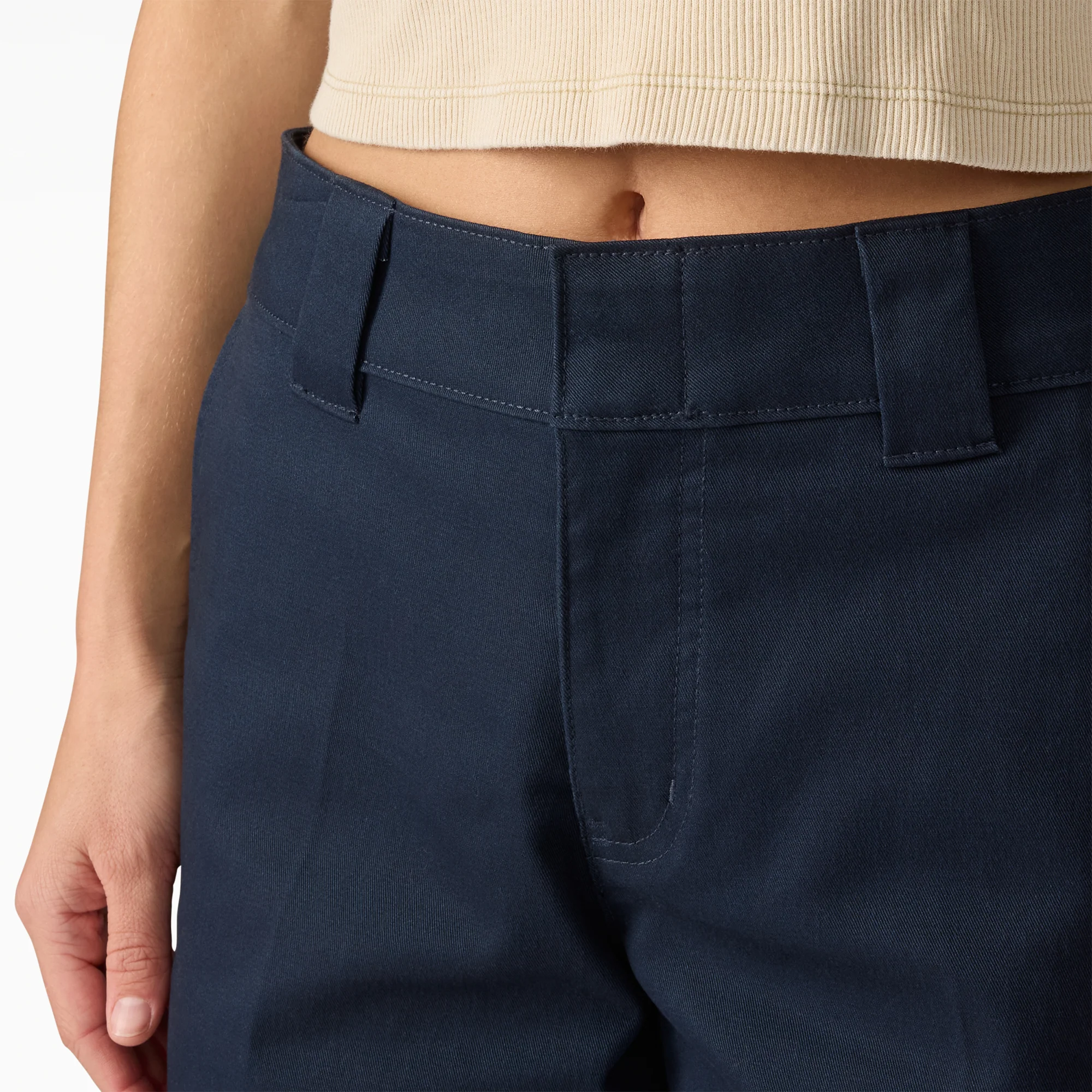 Women's Super Flex Flat Front Shorts, 9" - Image 6