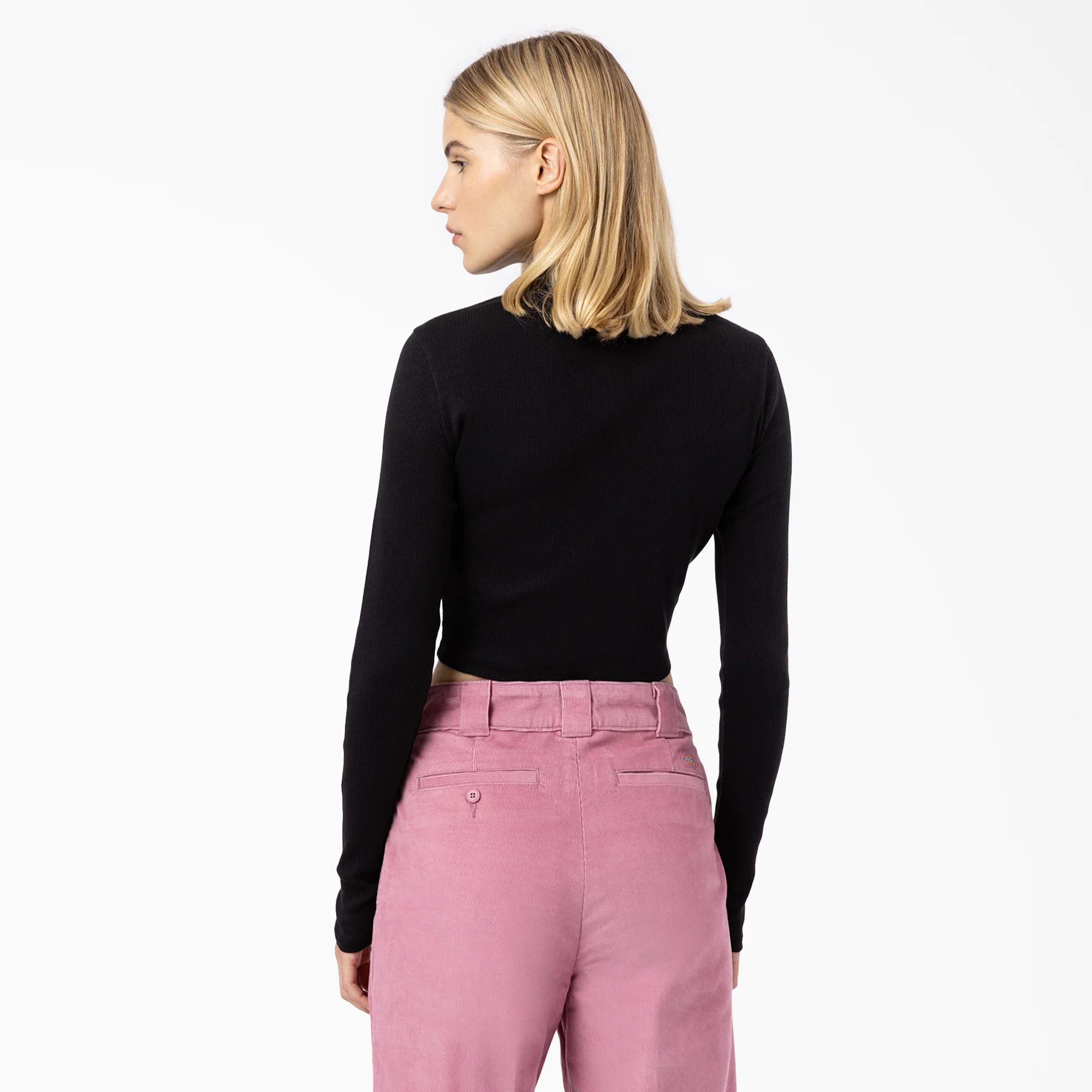 Women's Tallasee Long Sleeve Cropped Polo - Image 2