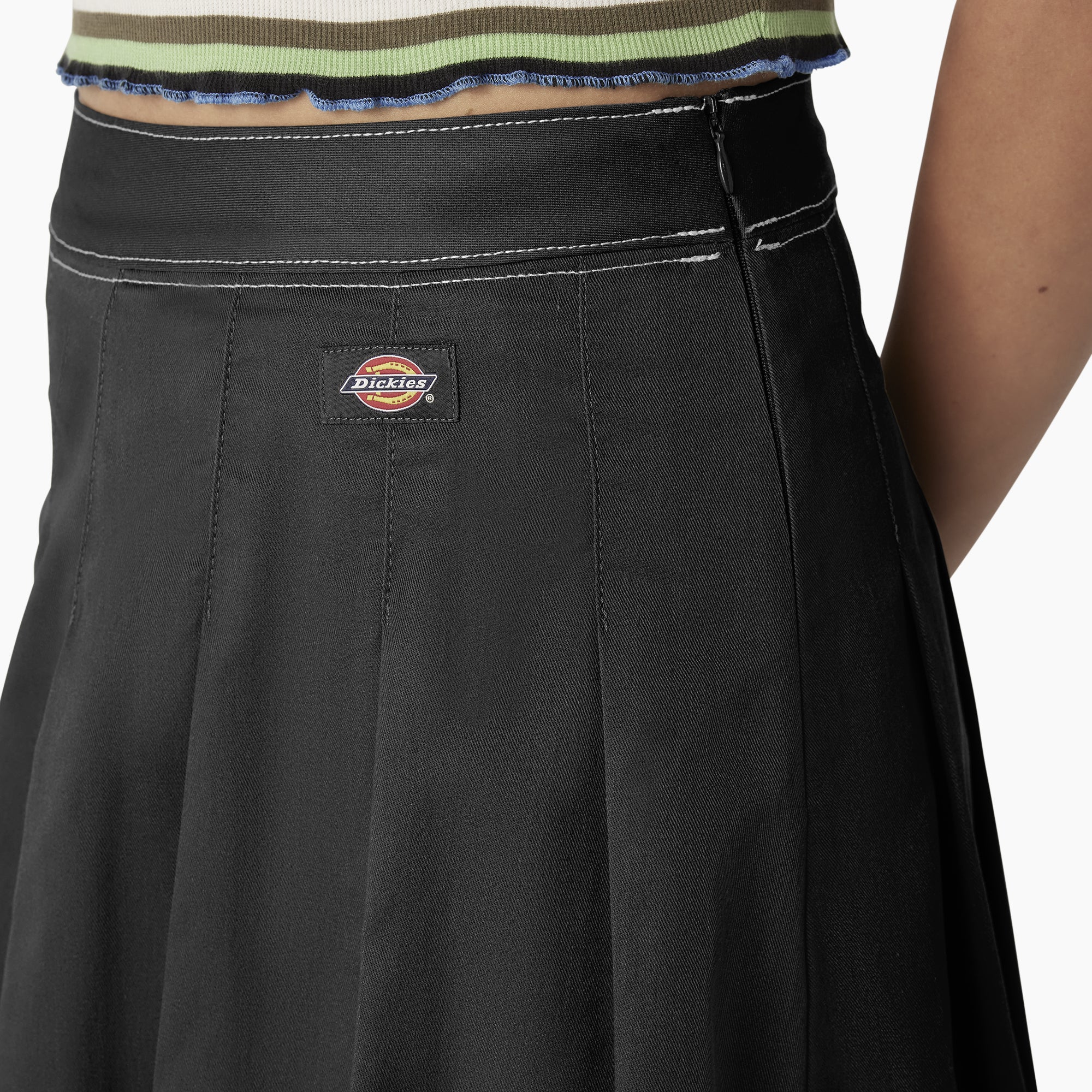 Women's Twill Pleated Skirt - Image 6
