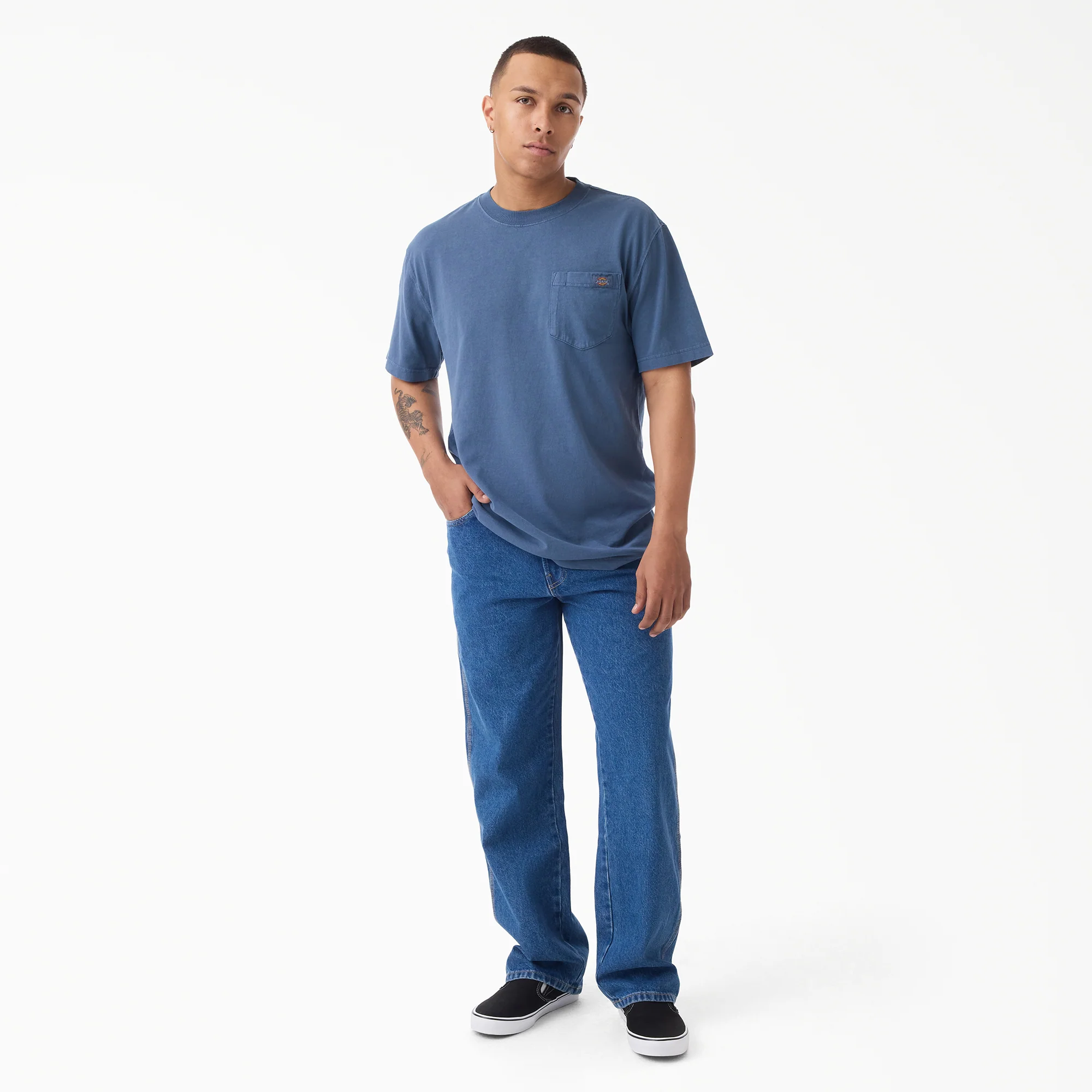 Worn In Heavyweight Pocket T-Shirt - Image 4