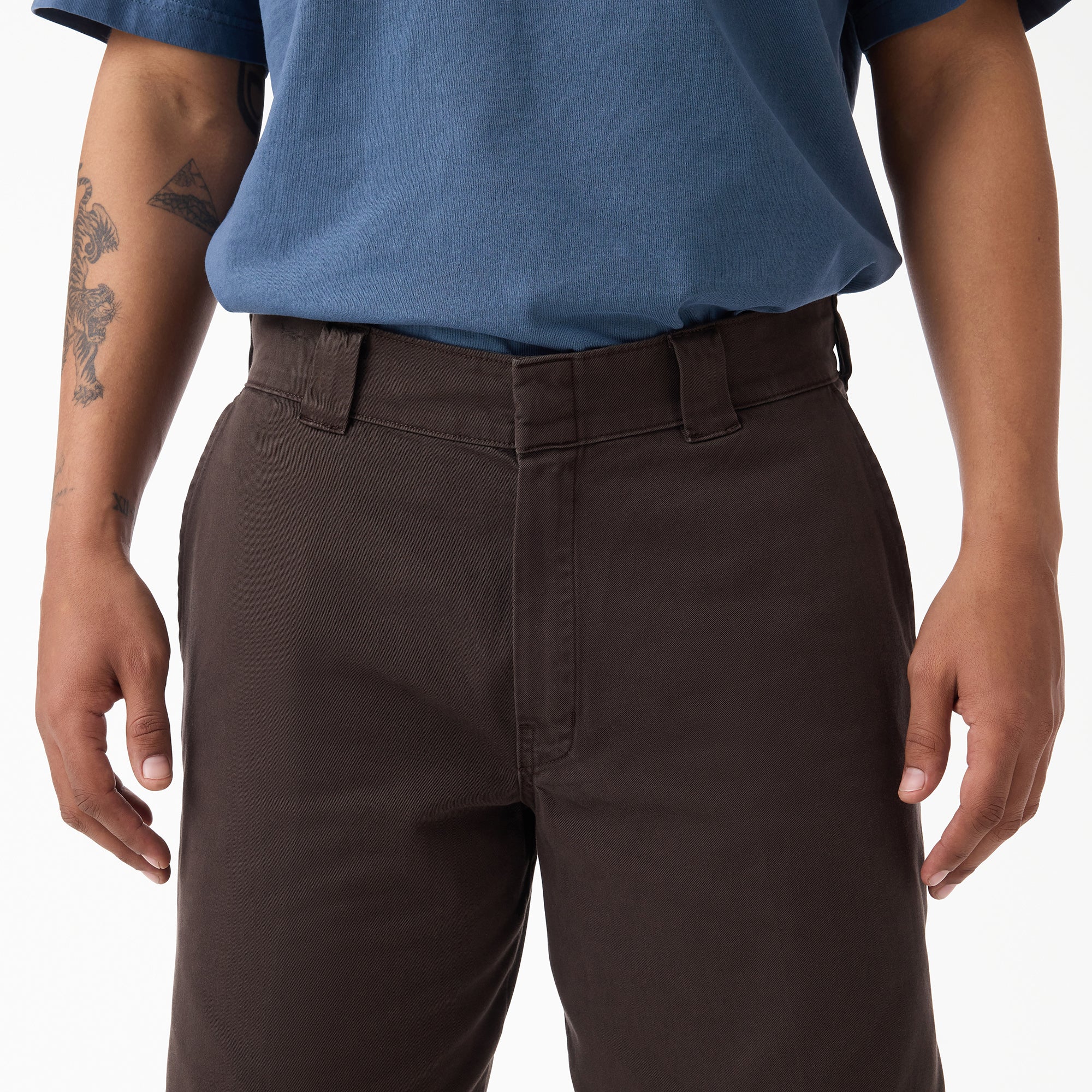 Worn In Loose Work Shorts, 13" - Image 5