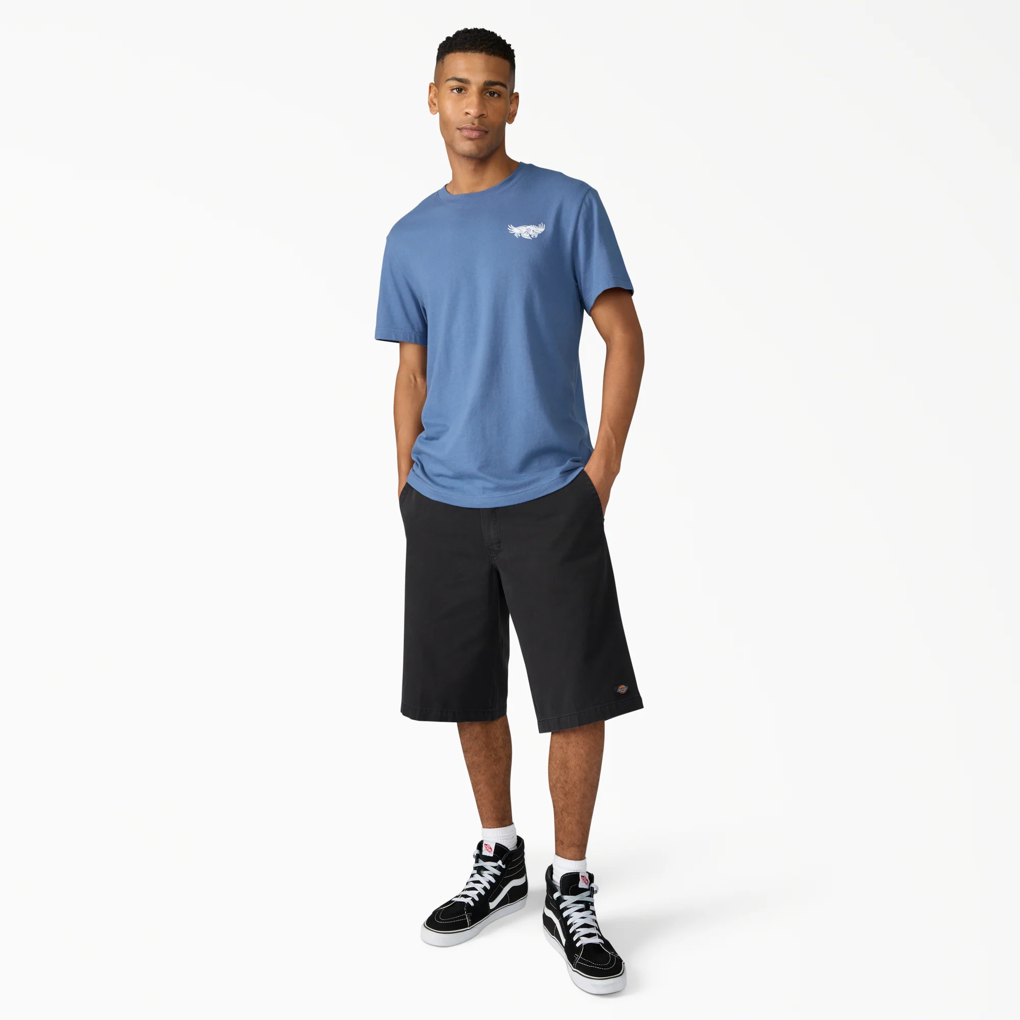 Worn In Loose Work Shorts, 13" - Image 4