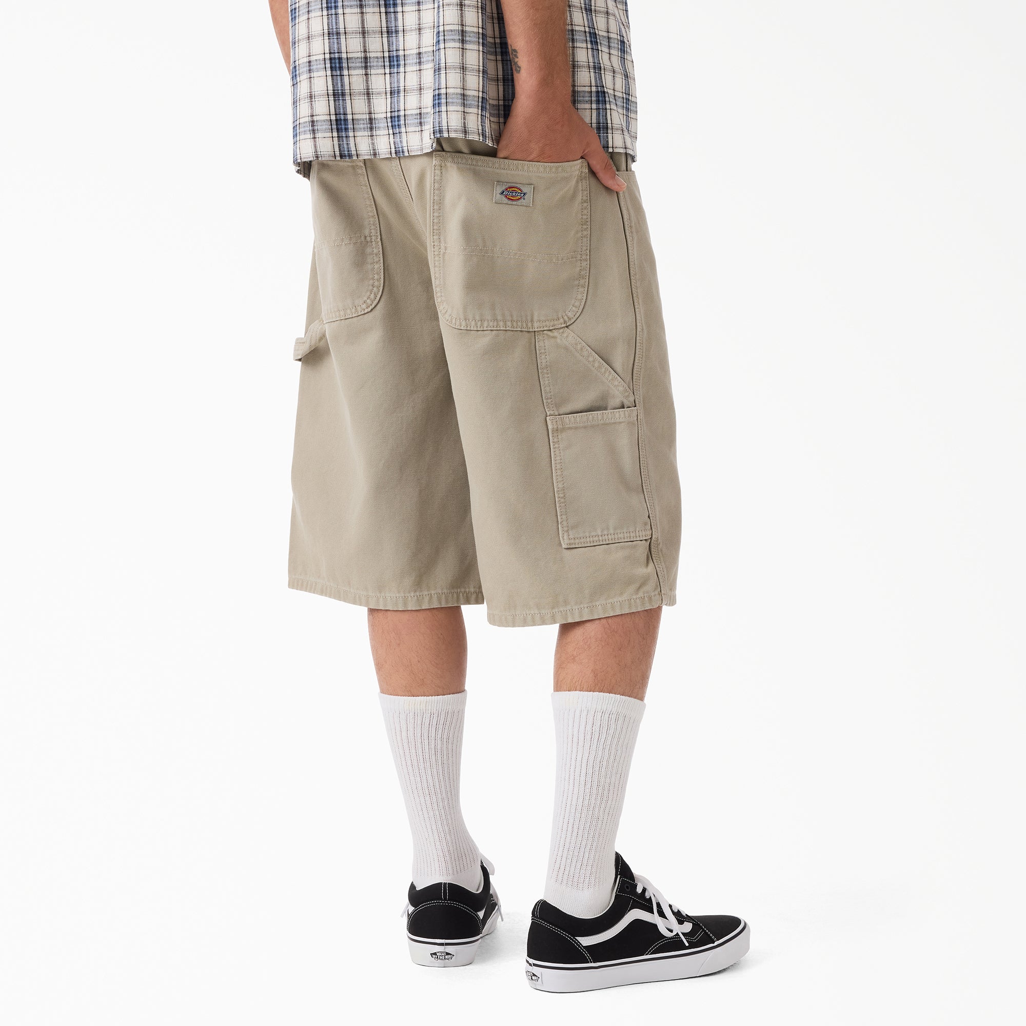 Worn In Relaxed Carpenter Duck Shorts, 13" - Image 2