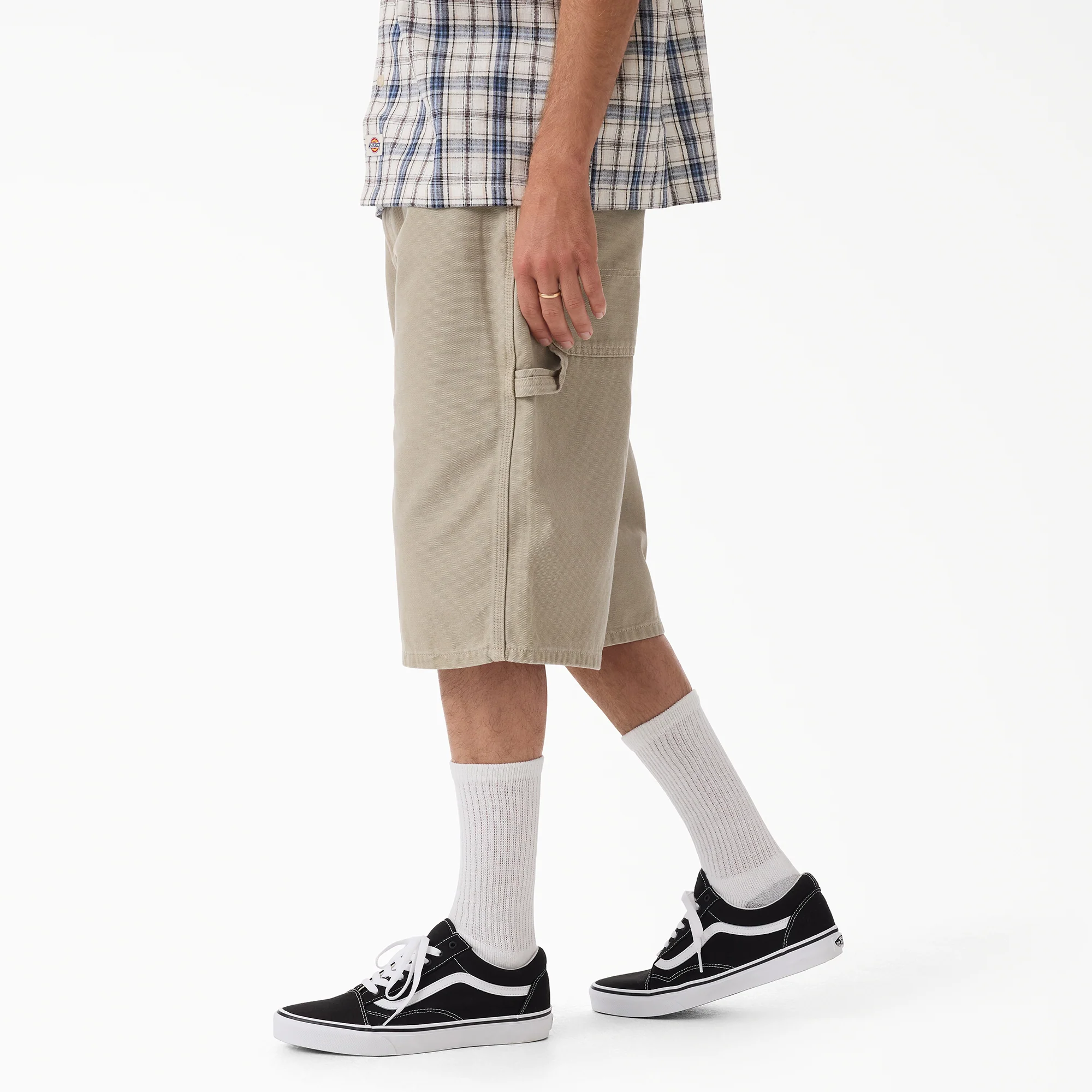 Worn In Relaxed Carpenter Duck Shorts, 13" - Image 3