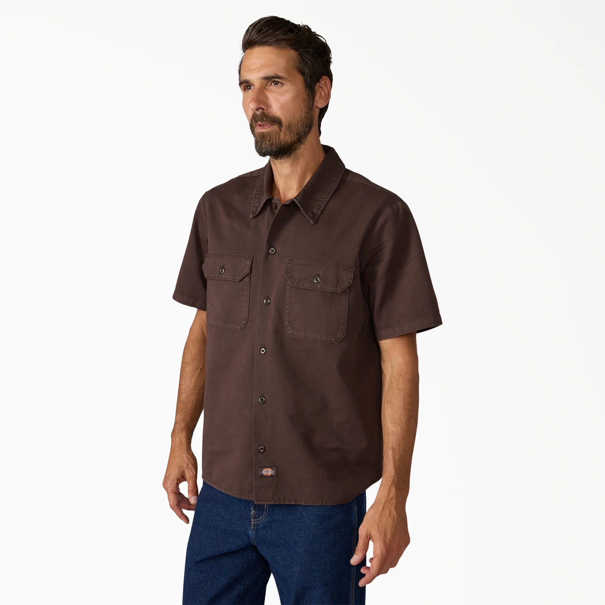 Worn In Solid Work Shirt - Image 3