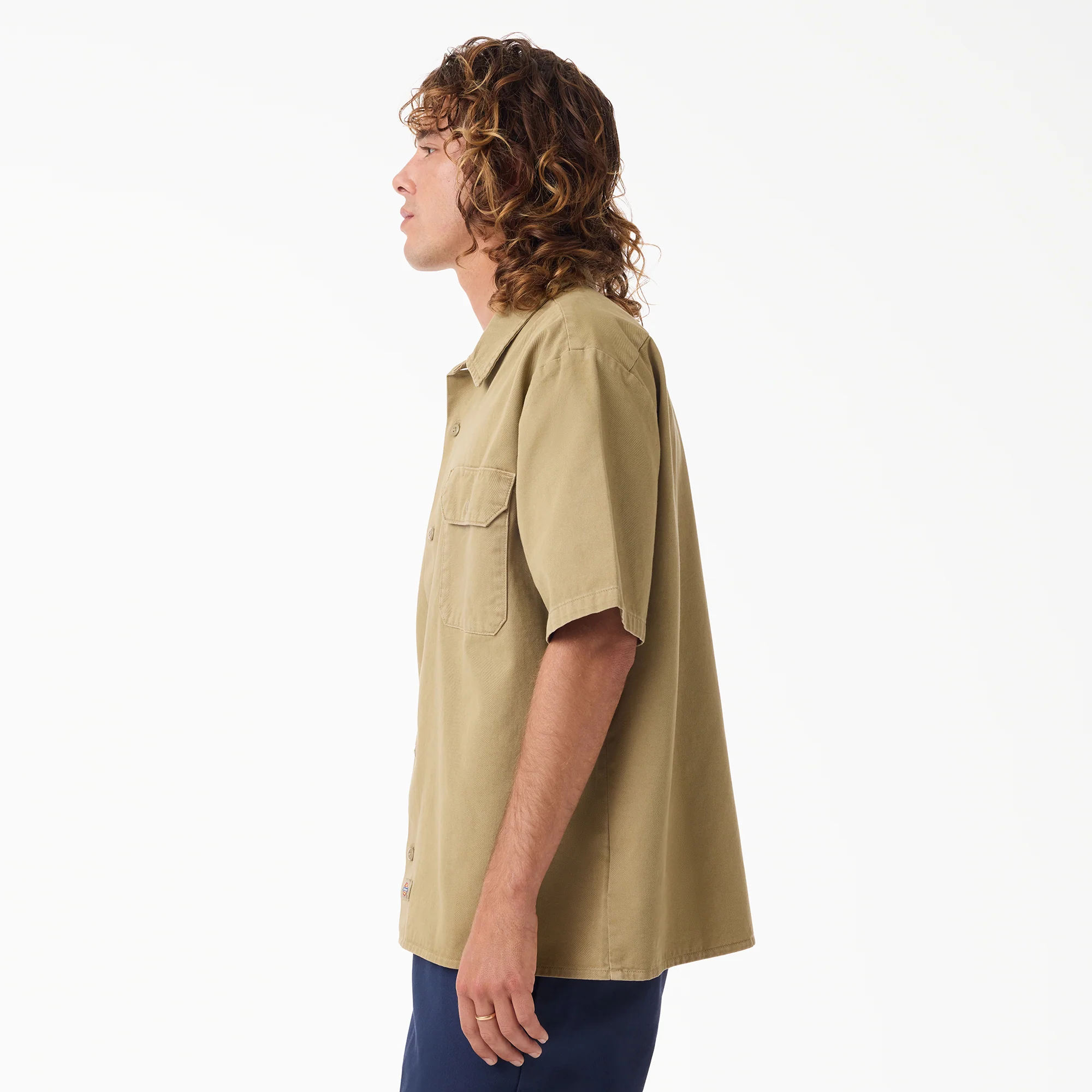 Worn In Solid Work Shirt - Image 3