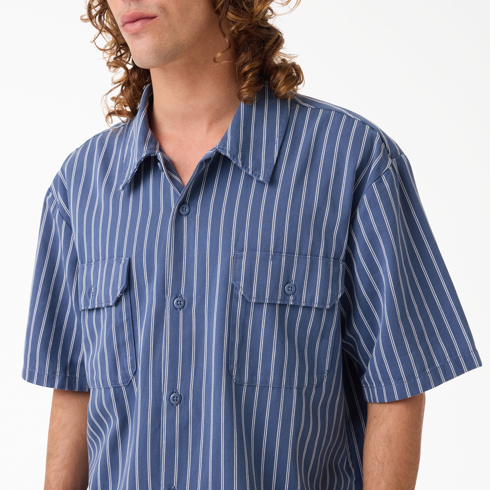 Worn In Striped Work Shirt - Image 5